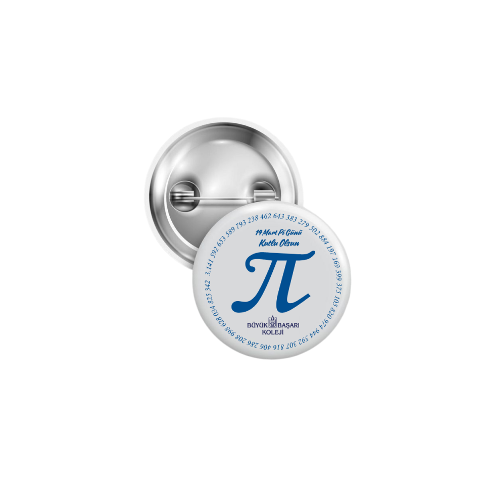 14 Mart Pi Günü Rozet