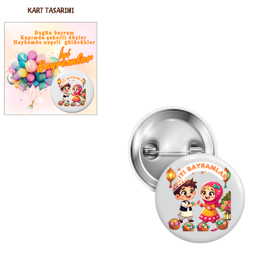 İyi Bayramlar Rozet