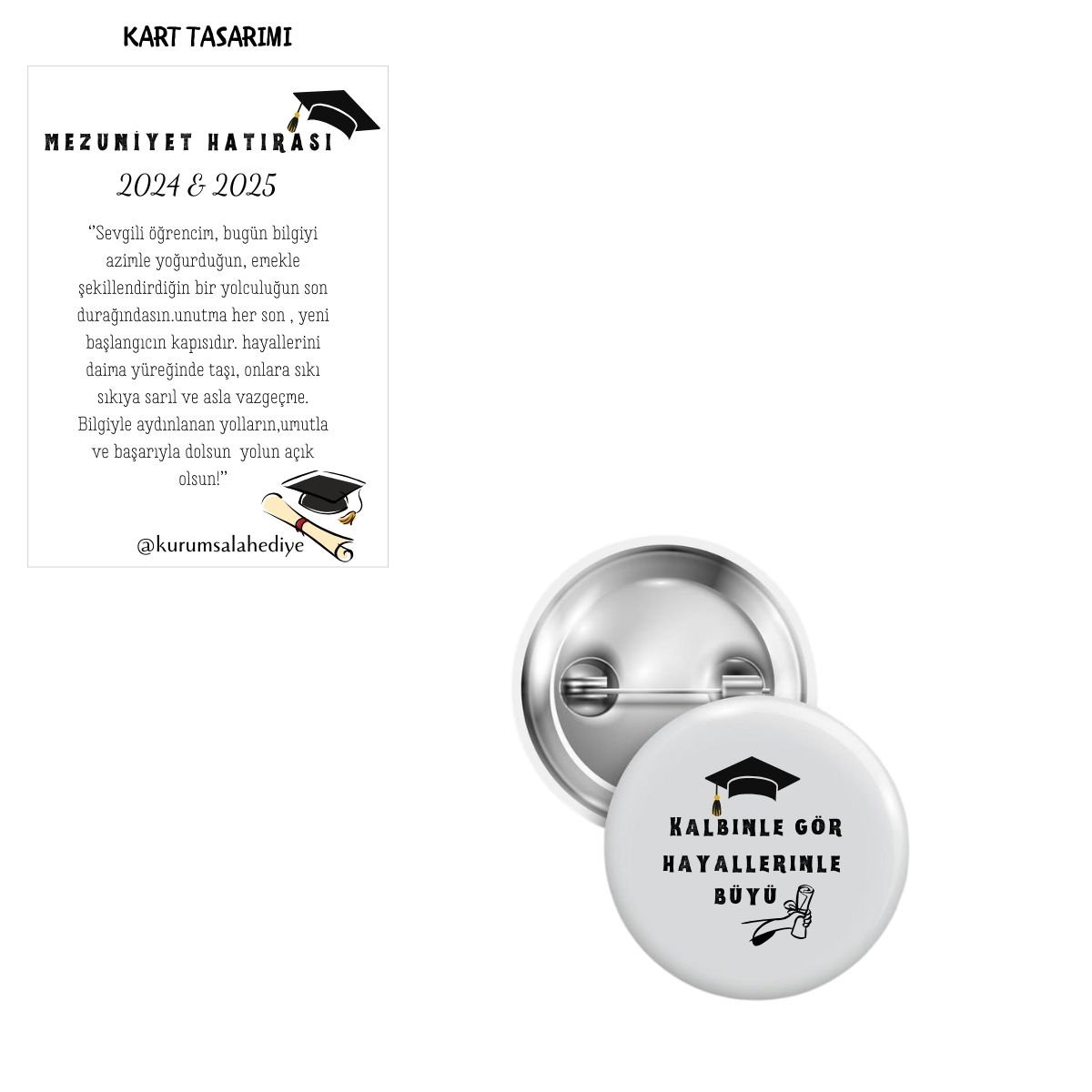 Mezuniyet Kart & Rozet