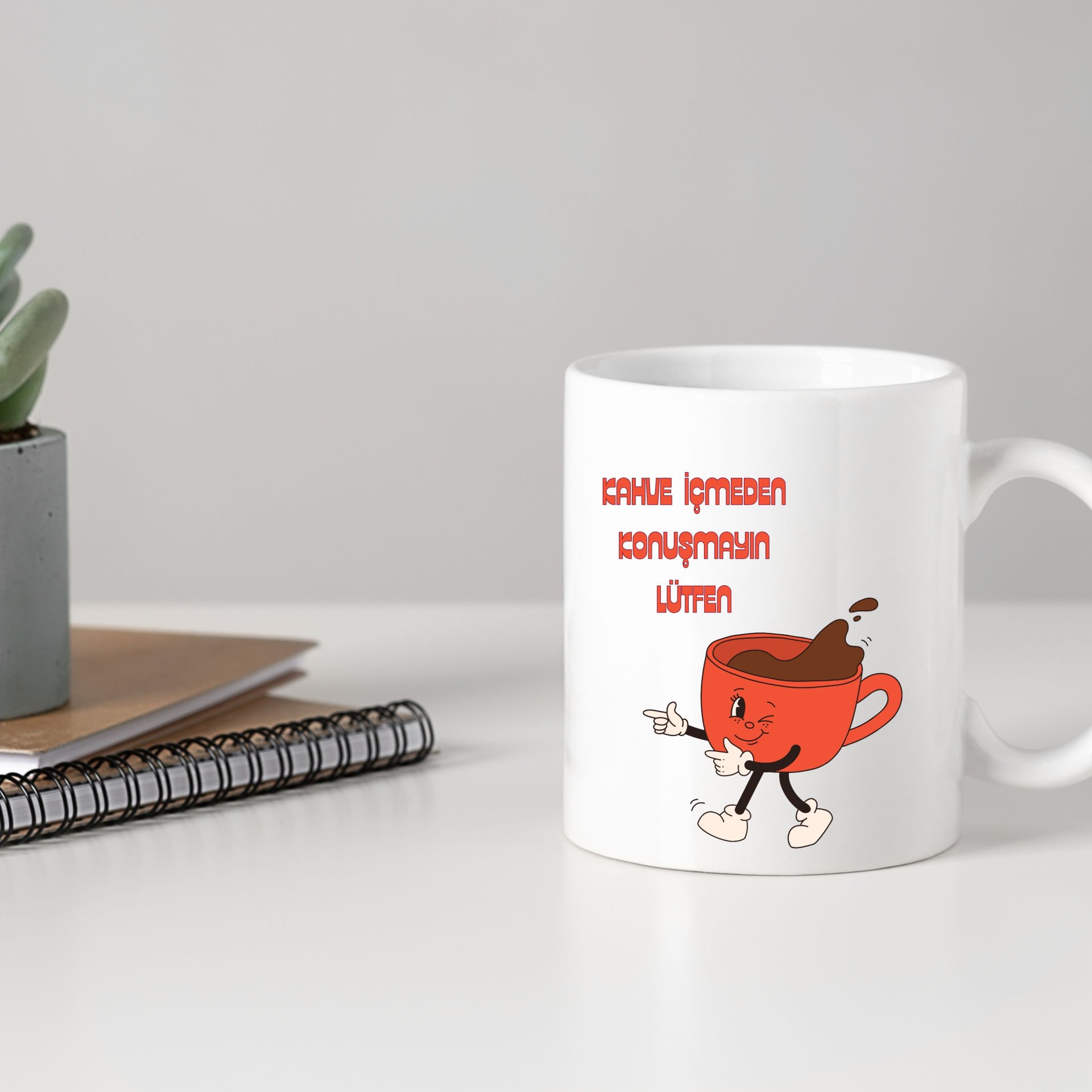 Kahve İçmeden Konuşma Kupa