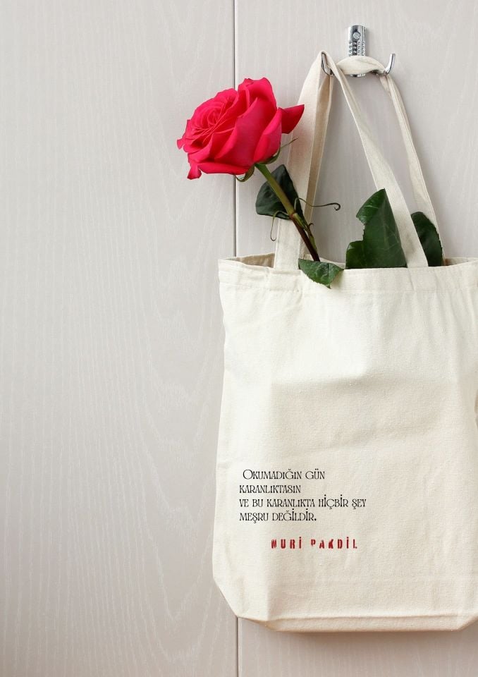 Okumadığın Gün Karanlıktasın  Çanta