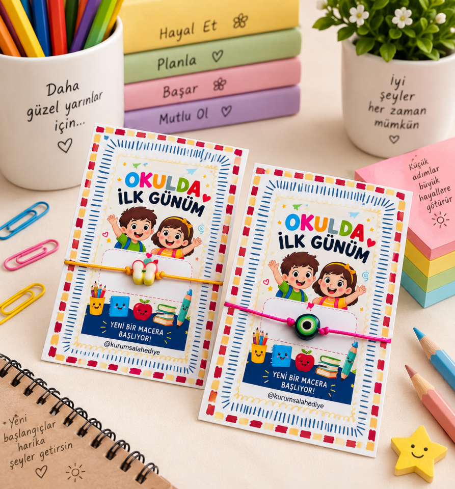 Okulda İlk Günüm Kart & Bileklik