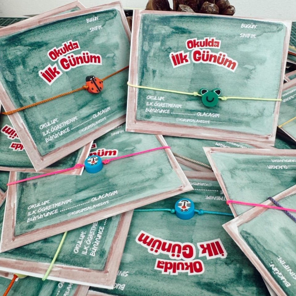 Okulda İlk Günüm Kart & Bileklik