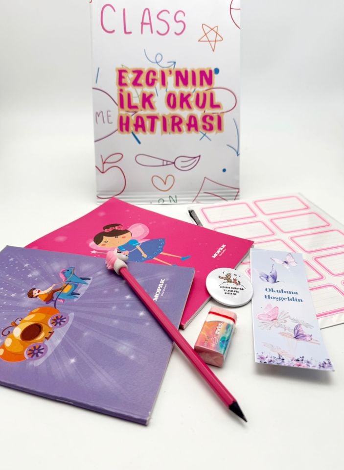 İlk Okul Hatırası Hediye Paketi (İsme Özel)