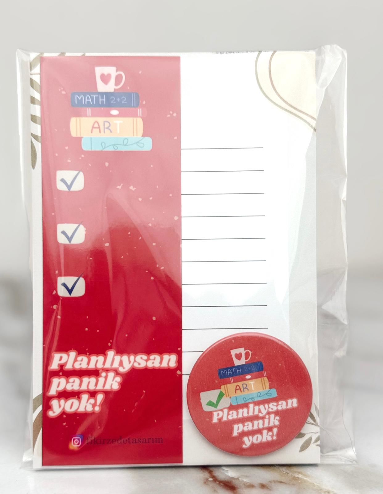 Planlıysan Panik Yok! Mini Noteblok Seti