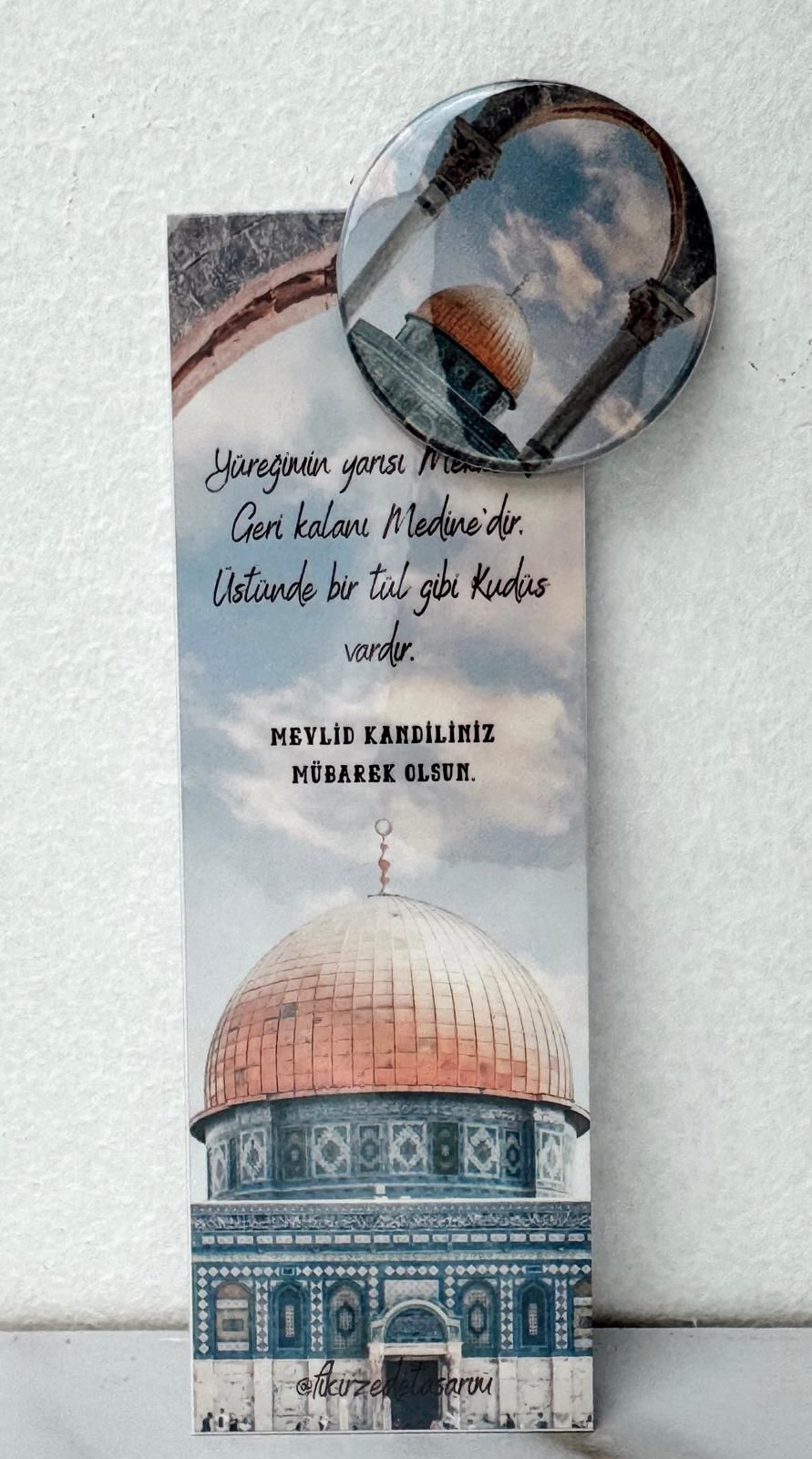 Mevlid Kandili Ayraç ve Rozet