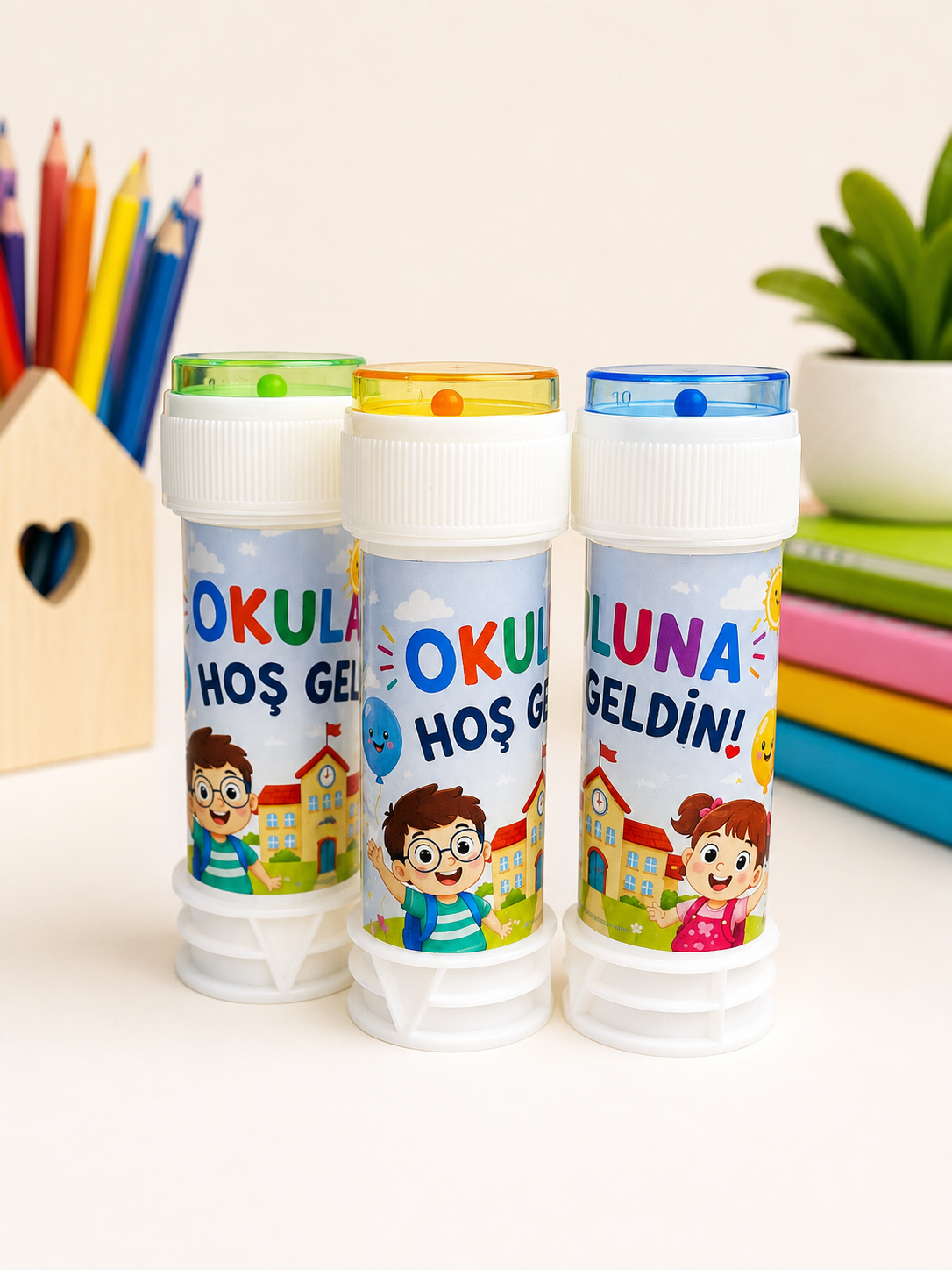 Okuluna Hoşgeldin Eğlenceli Baloncuk