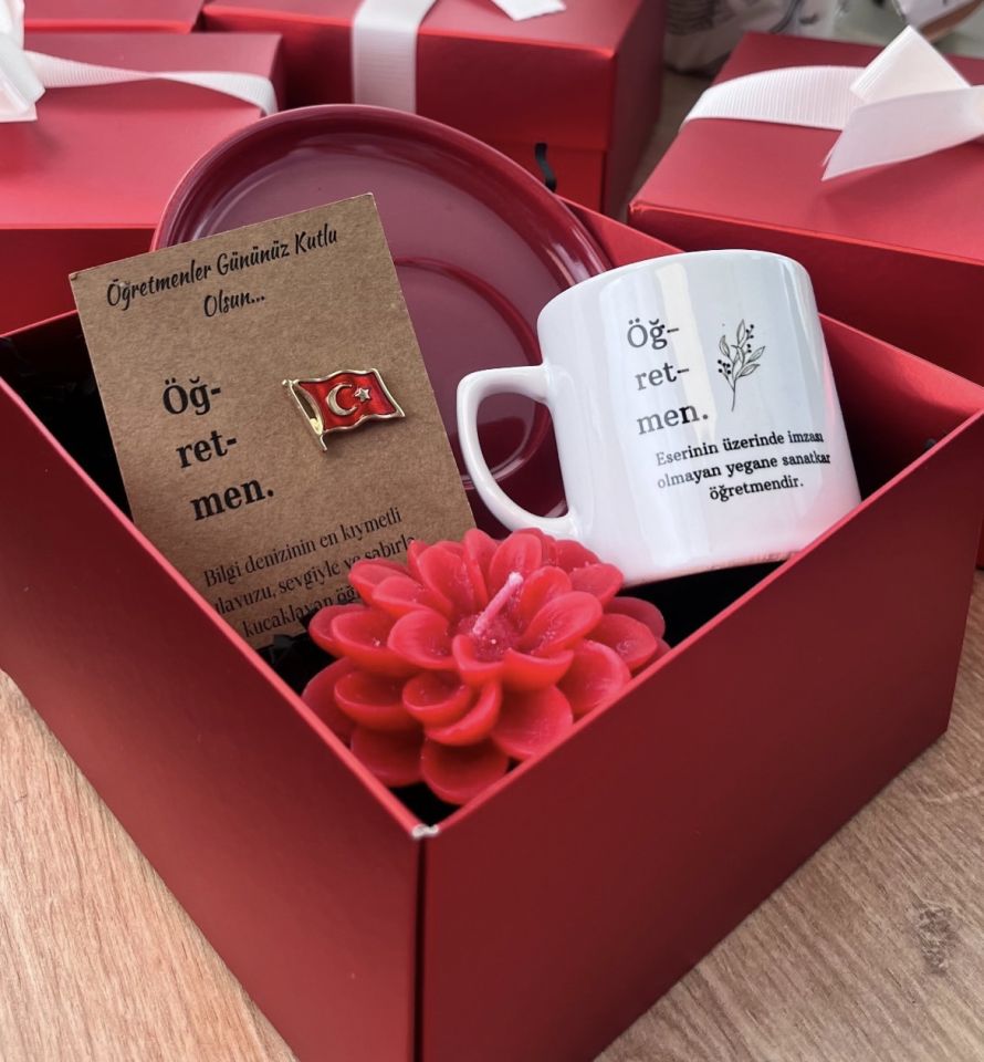 Bilgi denizi kahve fincanı 3'lü set