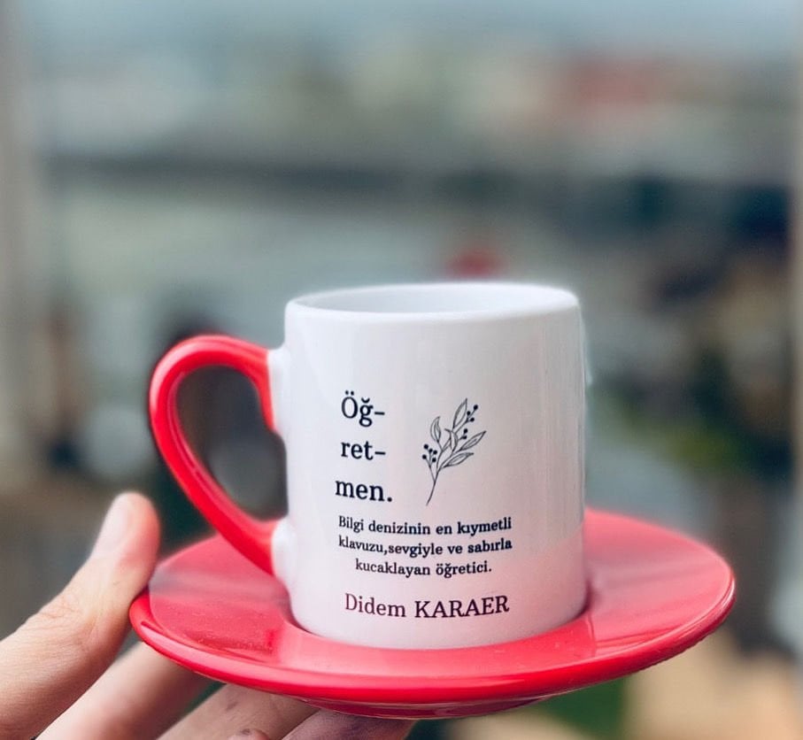 ÖĞRETMENLER GÜNÜ  KAHVE FİNCANI