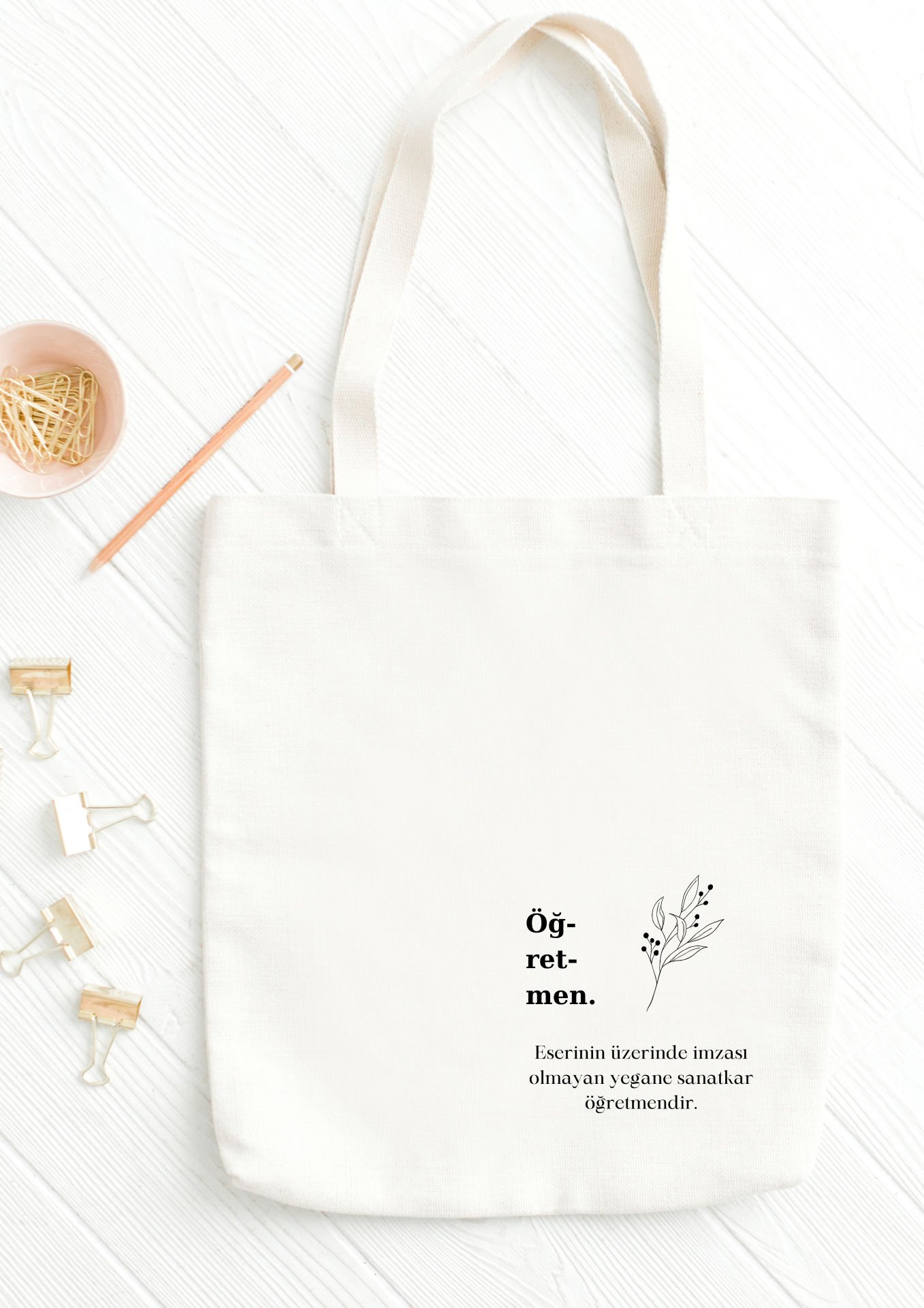 ÖĞRETMENLER GÜNÜ BEZ ÇANTA 35X40