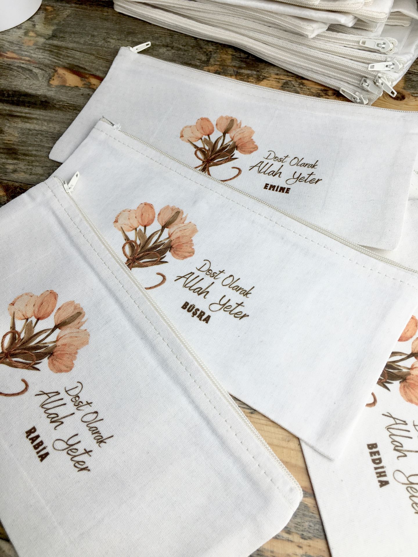 İsme özel Mottolu Lale Kalemlik