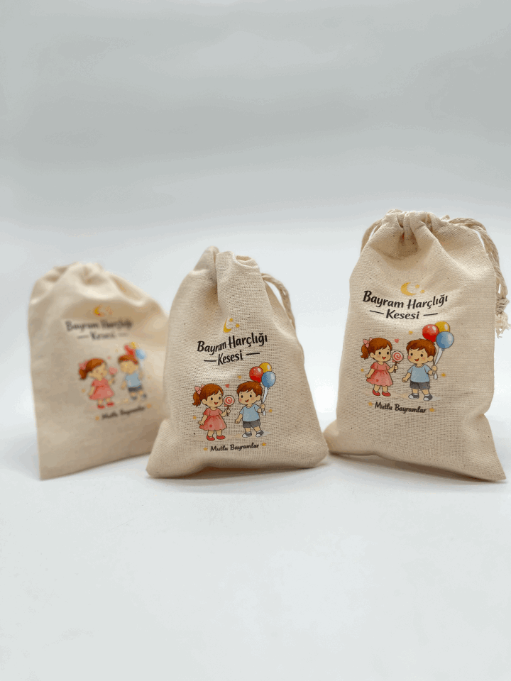 Mutlu Bayramlar Kesesi  15x12cm